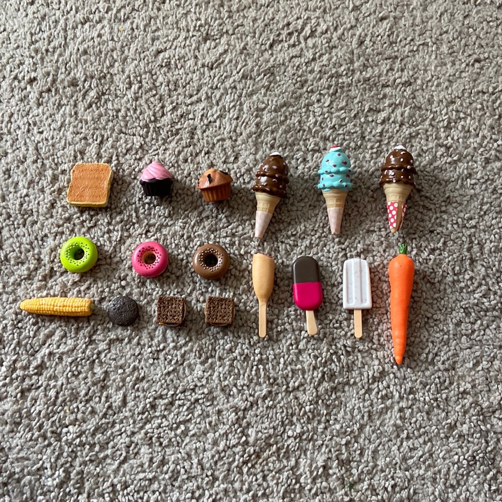 Assortment Of Doll Food